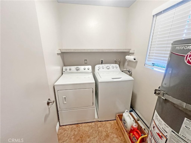 400 S Flower St Unit 131, Orange, CA 92868 - laundry area featuring washing machine and dryer and secured water heater