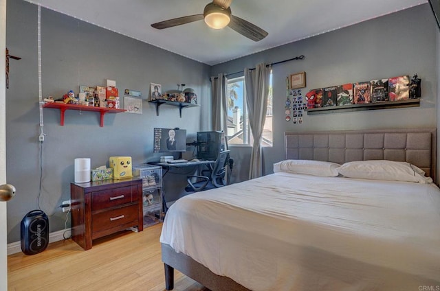 1430 Vallejo Mills St, Chula Vista, CA 91913 - bedroom with wood finished floors and ceiling fan