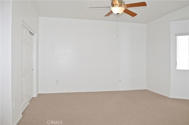 856 Liam Way, Beaumont, CA 92223 - unfurnished room with light colored carpet and ceiling fan