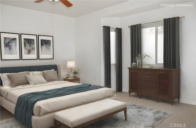 856 Liam Way, Beaumont, CA 92223 - bedroom featuring light colored carpet and a ceiling fan
