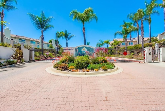 4620 Los Alamos Way Unit C, Oceanside, CA 92057 - view of community with a gate and a residential view