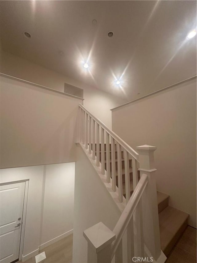 4974 S Rosemary Way, Ontario, CA 91762 - staircase with recessed lighting