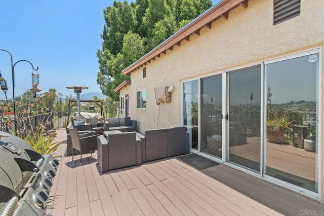 3135 S Bonita St, Spring Valley, CA 91977 - deck with an outdoor living space and area for grilling