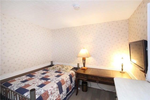 23281 Via Bahia, Mission Viejo, CA 92691 - bedroom featuring wood finished floors and wallpapered walls