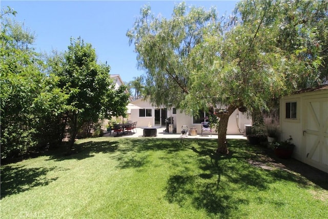 23281 Via Bahia, Mission Viejo, CA 92691 - view of grassy yard with a patio area