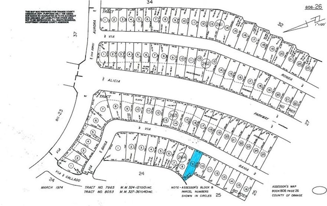 23281 Via Bahia, Mission Viejo, CA 92691 - map of parcels
