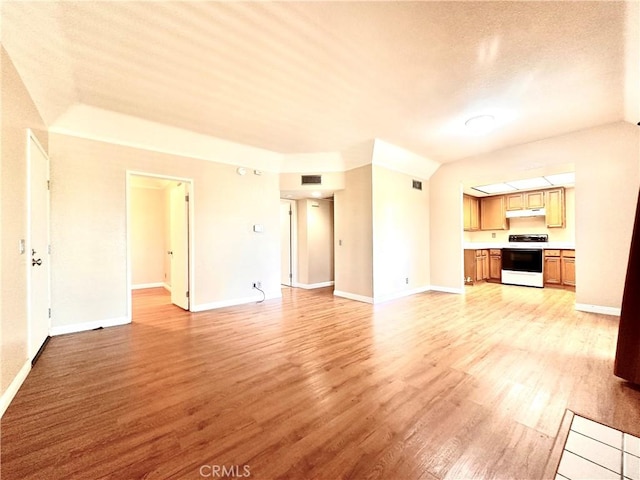 22749 Lakeway Dr Unit 375, Diamond Bar, CA 91765 - unfurnished living room with light wood-style floors and baseboards