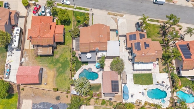 1225 Old Hickory Rd, Corona, CA 92882 - aerial view of a pool