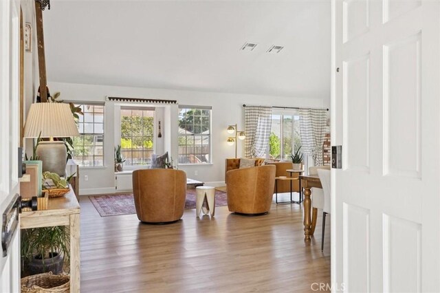 215 Meadowlark Rd, Paso Robles, CA 93446 - living area featuring wood finished floors and baseboards