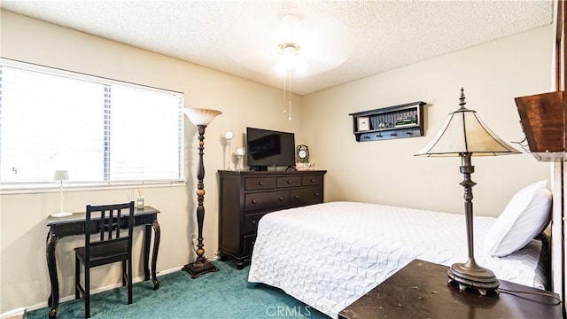 7339 Greenbriar Pl, Rancho Cucamonga, CA 91730 - carpeted bedroom featuring a textured ceiling