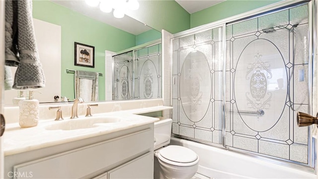 7339 Greenbriar Pl, Rancho Cucamonga, CA 91730 - full bathroom featuring vanity and bath / shower combo with glass door
