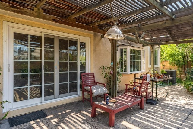 11399 Williams Ridge Dr, Rancho Cucamonga, CA 91701 - view of patio / terrace with a pergola