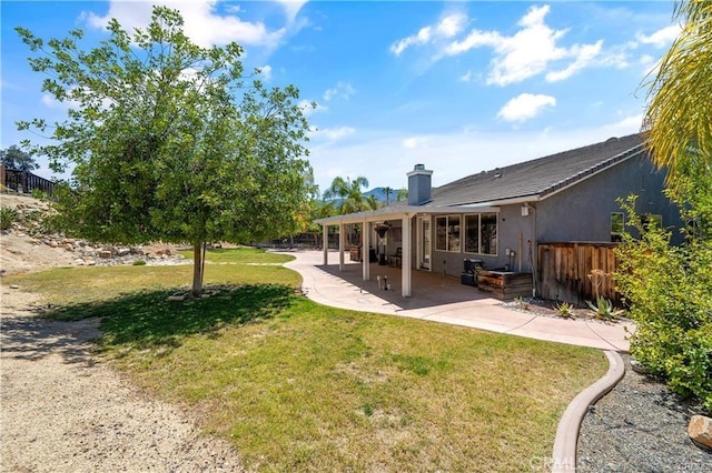 11126 Whitebark Ln, Corona, CA 92883 - view of yard featuring a patio area