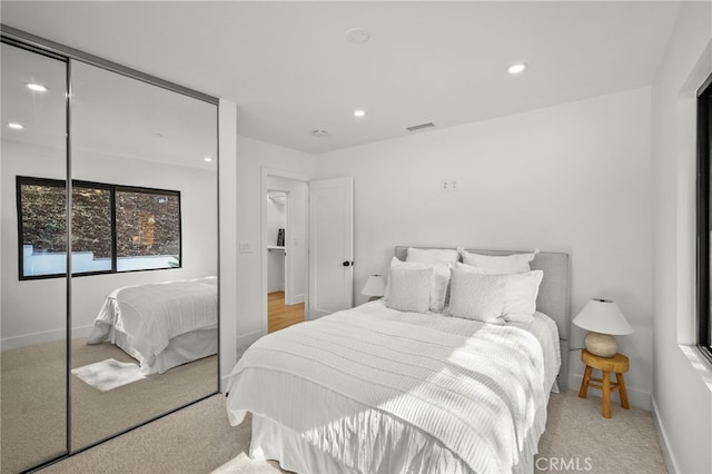 2115 E Santiago St, Covina, CA 91724 - bedroom featuring carpet floors and recessed lighting