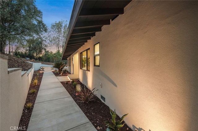 2115 E Santiago St, Covina, CA 91724 - property exterior at dusk featuring stucco siding