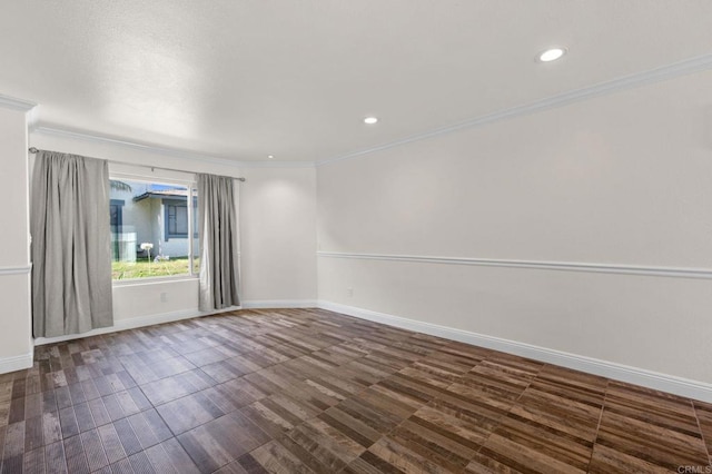 3423 Del Este Way, Oceanside, CA 92056 - unfurnished room featuring ornamental molding and recessed lighting