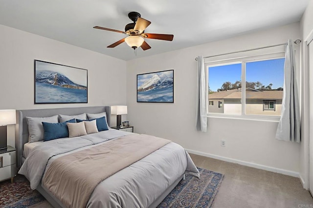3423 Del Este Way, Oceanside, CA 92056 - carpeted bedroom featuring baseboards and ceiling fan