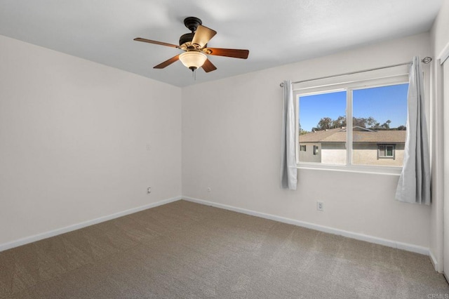 3423 Del Este Way, Oceanside, CA 92056 - carpeted empty room with ceiling fan and baseboards