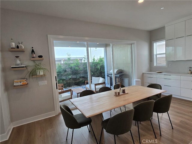 171 Bear Leaf Dr, Lake Forest, CA 92630 - dining area with light wood-style floors and recessed lighting