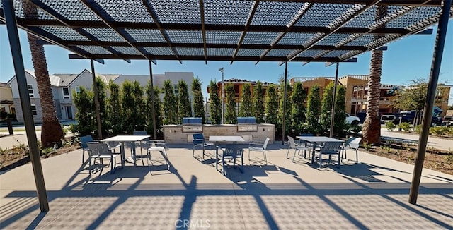 171 Bear Leaf Dr, Lake Forest, CA 92630 - view of patio / terrace featuring an outdoor kitchen, outdoor dining area, and a pergola