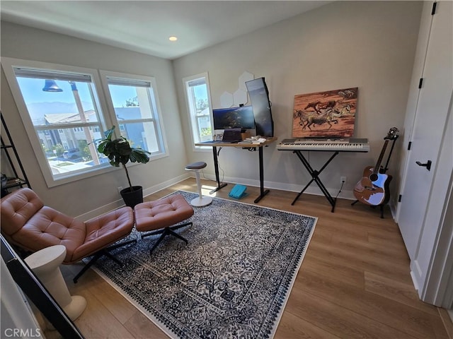 171 Bear Leaf Dr, Lake Forest, CA 92630 - living area featuring wood finished floors and recessed lighting