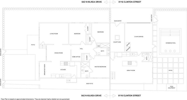 542 N Kilkea Dr, Los Angeles, CA 90048 - view of home floor plan