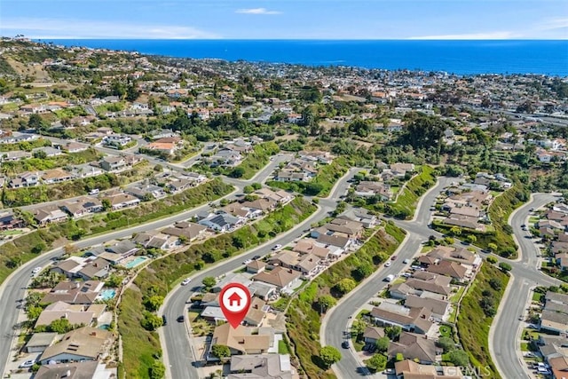317 Calle Familia, San Clemente, CA 92672 - aerial overview of property's location with a nearby body of water and nearby suburban area