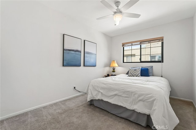 1737 Peyton Ave Unit E, Burbank, CA 91504 - bedroom featuring carpet and ceiling fan