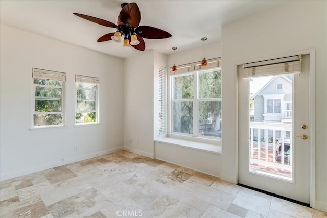 558 Adina Way, Nipomo, CA 93444 - unfurnished room with a ceiling fan and stone finish floors