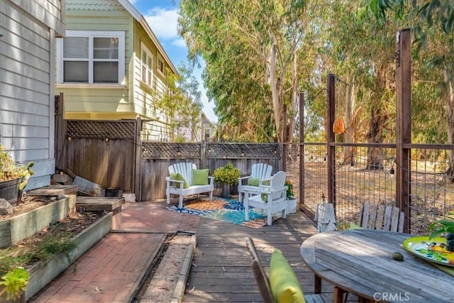 558 Adina Way, Nipomo, CA 93444 - wooden terrace with a fenced backyard