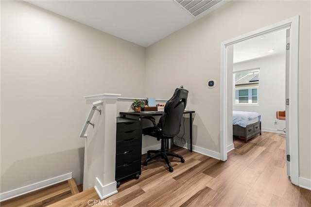 1206 W Cara Dr, Anaheim, CA 92805 - home office featuring light wood finished floors and baseboards