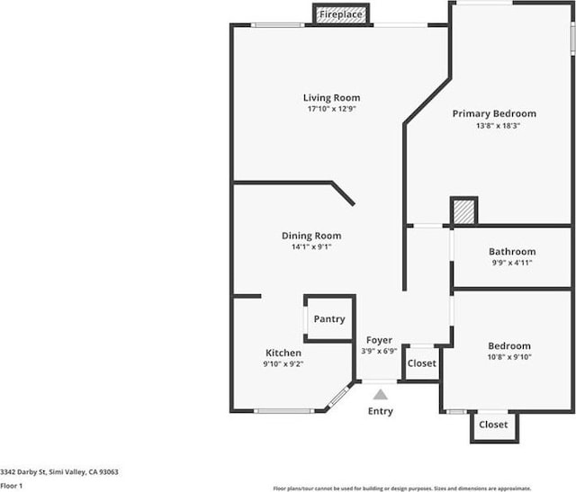 3342 Darby St Unit 317, Simi Valley, CA 93063 - view of home floor plan