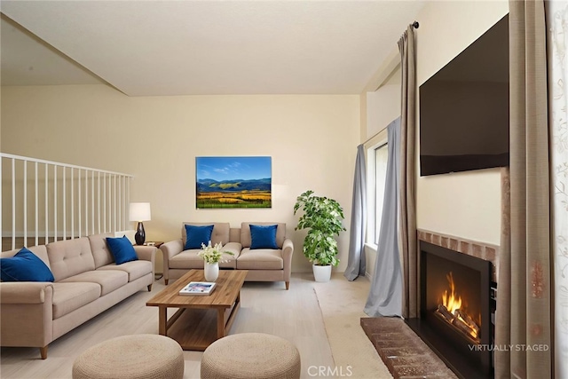 3342 Darby St Unit 317, Simi Valley, CA 93063 - living area featuring a brick fireplace