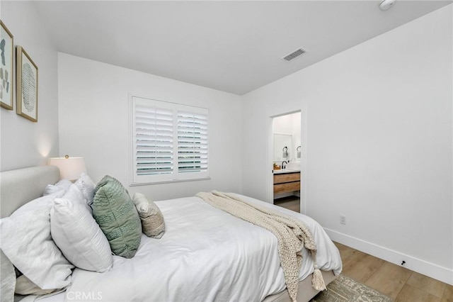 308 Via El Patio, San Clemente, CA 92673 - bedroom with wood finished floors and ensuite bathroom