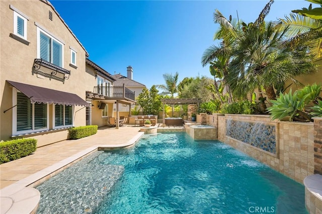 308 Via El Patio, San Clemente, CA 92673 - view of pool with a pergola, a patio, and an outdoor hangout area