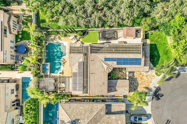 308 Via El Patio, San Clemente, CA 92673 - bird's eye view of a pool area