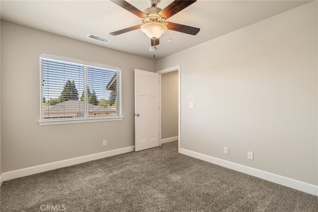 2740 Levi Ln, Chico, CA 95973 - spare room featuring carpet floors and a ceiling fan