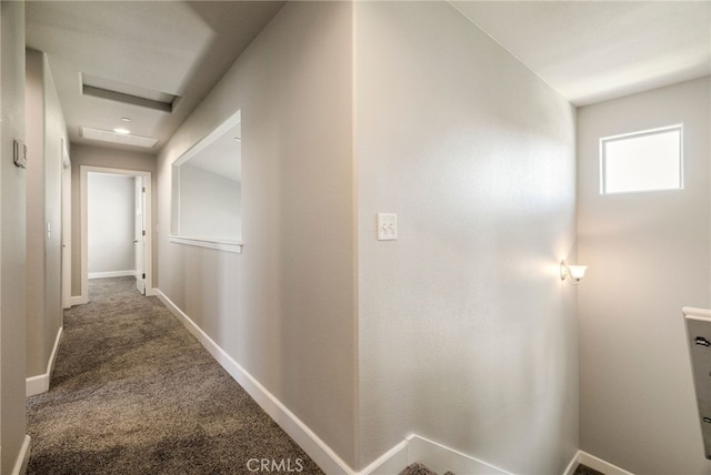 2740 Levi Ln, Chico, CA 95973 - hall with attic access and carpet flooring