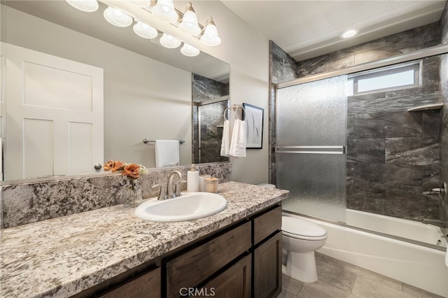 2740 Levi Ln, Chico, CA 95973 - bathroom featuring vanity and enclosed tub / shower combo