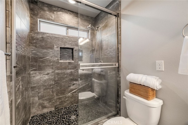 2740 Levi Ln, Chico, CA 95973 - bathroom with toilet and a shower stall