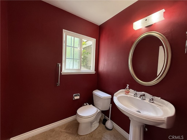 21841 Zuni Dr, Lake Forest, CA 92630 - bathroom with toilet and tile patterned floors