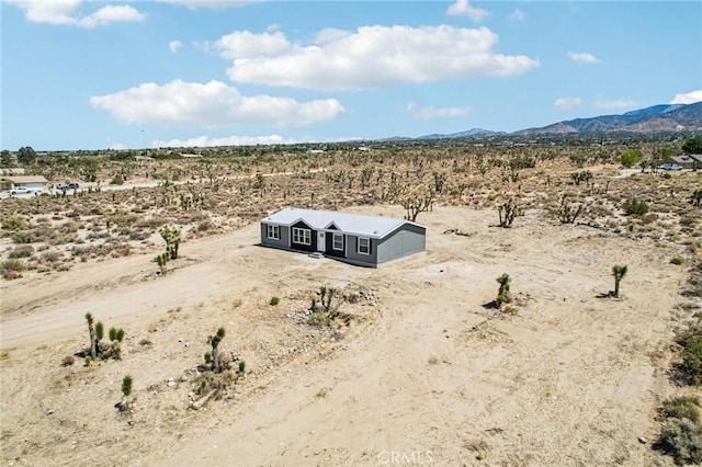 537 Calaveras Rd, Pinon Hills, CA 92372 - overview of rural landscape with a desert landscape and a mountainous background
