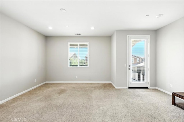 6212 Athena St, Chino, CA 91710 - unfurnished room featuring light carpet, plenty of natural light, and recessed lighting