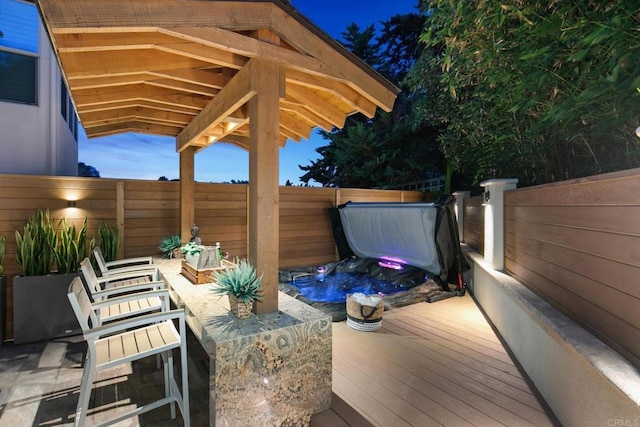 674 Calypso Pl, Encinitas, CA 92024 - view of patio with a deck