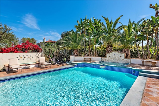 1 Overlook Dr, Ladera Ranch, CA 92694 - view of swimming pool featuring a fenced backyard and a patio area
