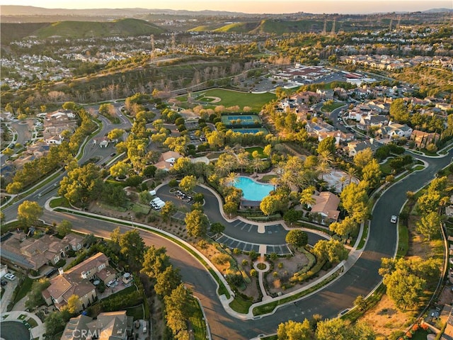 1 Overlook Dr, Ladera Ranch, CA 92694 - aerial view of property's location with a pool and nearby suburban area