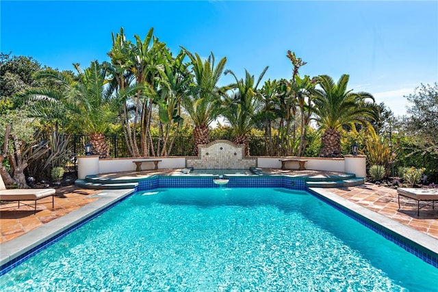 1 Overlook Dr, Ladera Ranch, CA 92694 - view of swimming pool with a patio and a fenced backyard