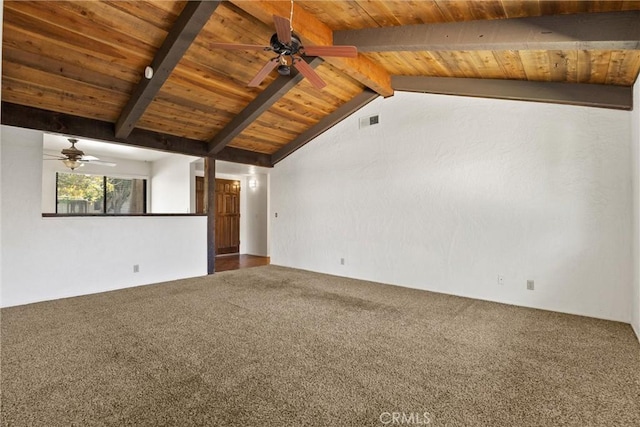 835 Madrone Ave, Chico, CA 95926 - spare room featuring ceiling fan, wood ceiling, and carpet floors