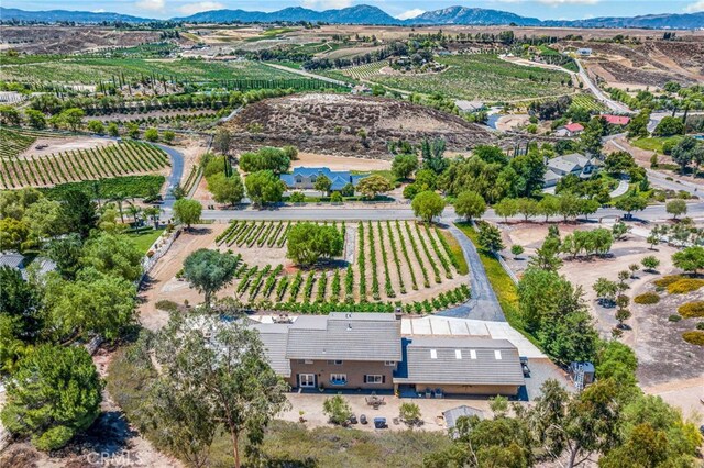 33612 Vino Way, Temecula, CA 92591 - overview of rural landscape with farmland and mountains