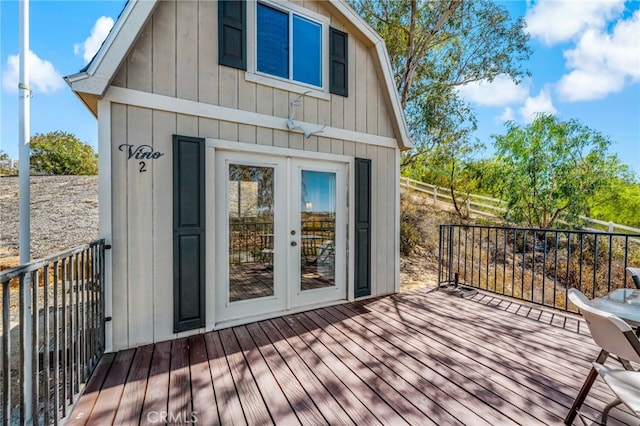 33612 Vino Way, Temecula, CA 92591 - wooden deck with french doors